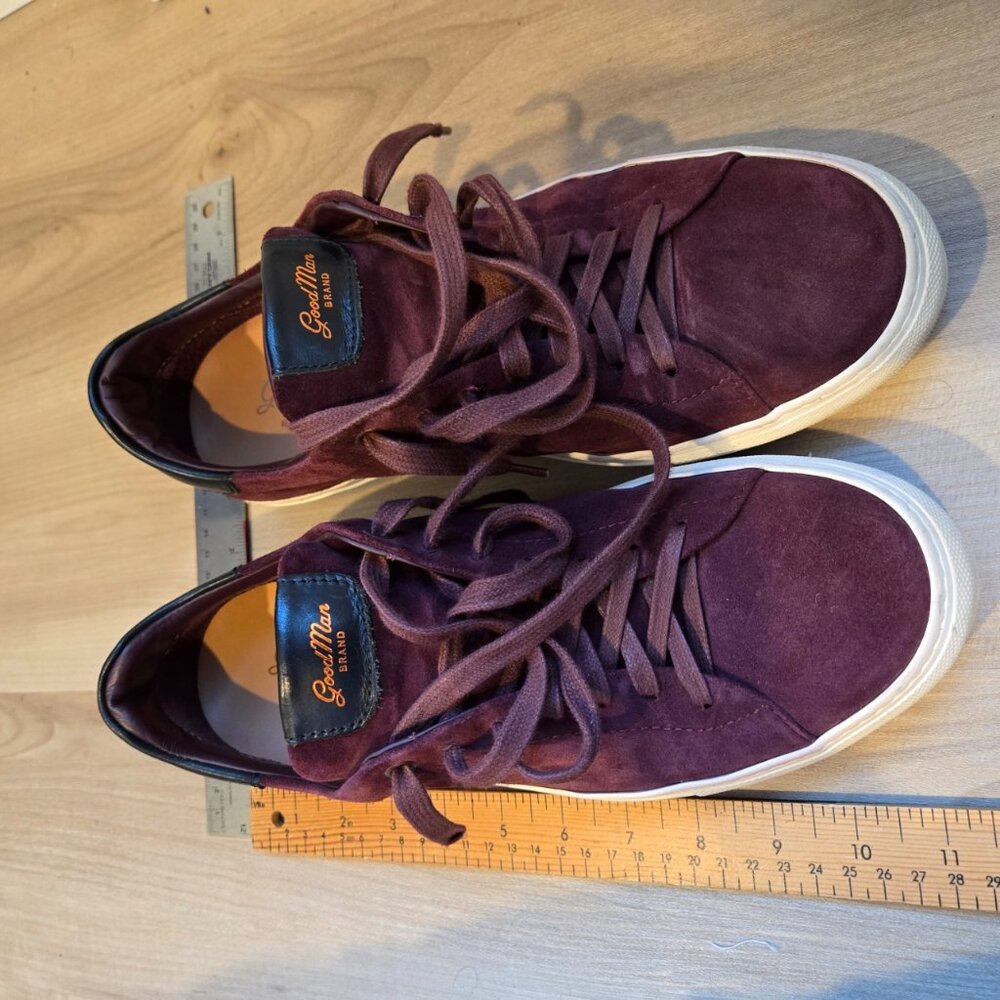 Mens Good Man Brand Nappa Suede Legend sneakers size US 9 Made in Italy
